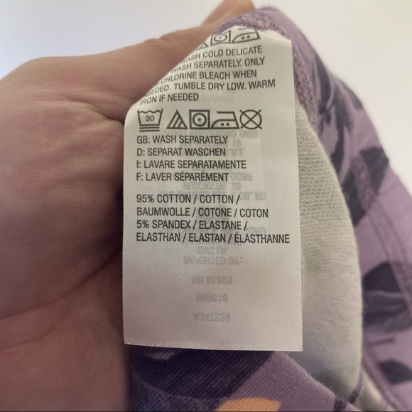 Denim & Co. Active Floral Print Leggings size S - Picture 9 of 9